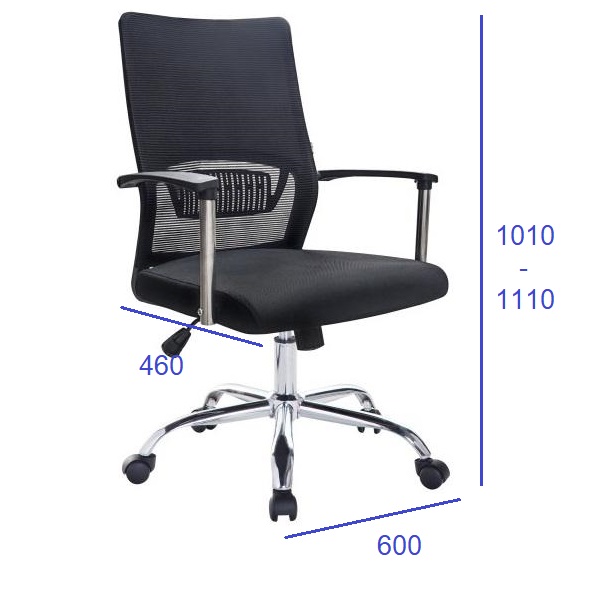 Ghế lưới nhân viên chân inox PT360